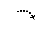 Flying aircraft animation